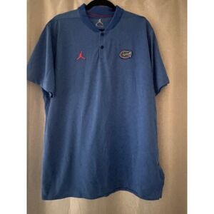 Men's Air Jordan Royal Florida Gators Coaches Elite Blade Collar Polo Size XL